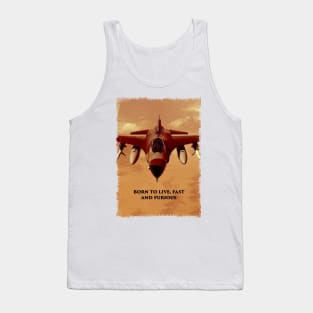 Fighter Jet Born P14 Tank Top